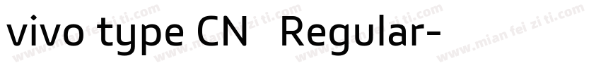 vivo type CN简 Regular字体转换